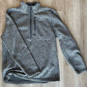 Men's Eddie Bauer Gray Quarter-Zip